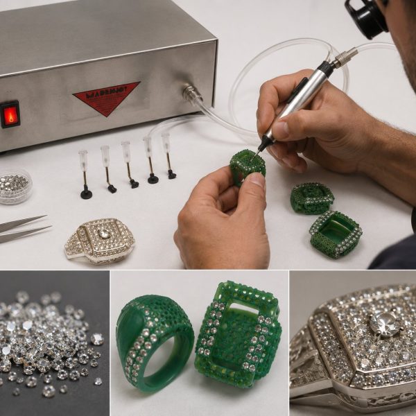 MAQUINA DE PREENGASTAR PIEDRAS EN CERA MOD.3