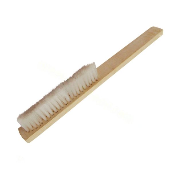 CEPILLO PARA ENJABONAR PELO BLANCO CABRA 3 HILERAS