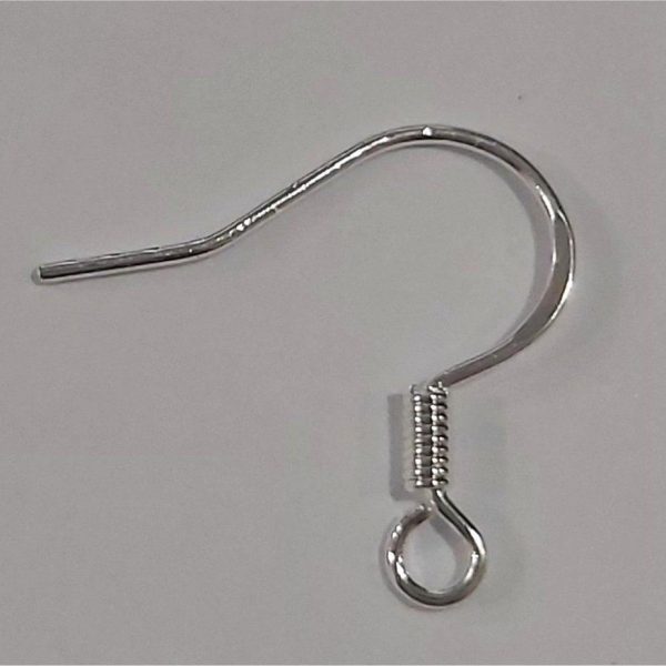 CIERRE HIPPIE DE PLATA PARA PENDIENTE 10 UND 