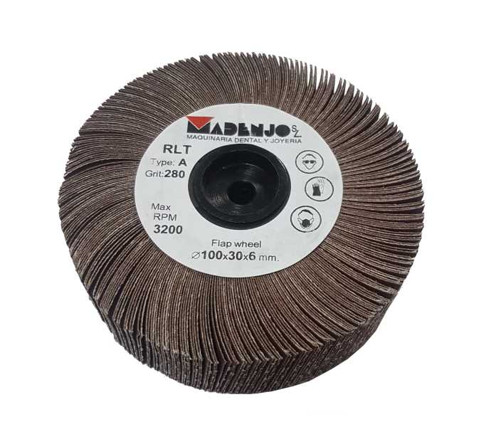 DISCO LIJA MIL HOJAS 100X30 G.280