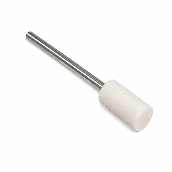ABRASVIO MONTADO CILINDRICO Ø6mm BLANCO