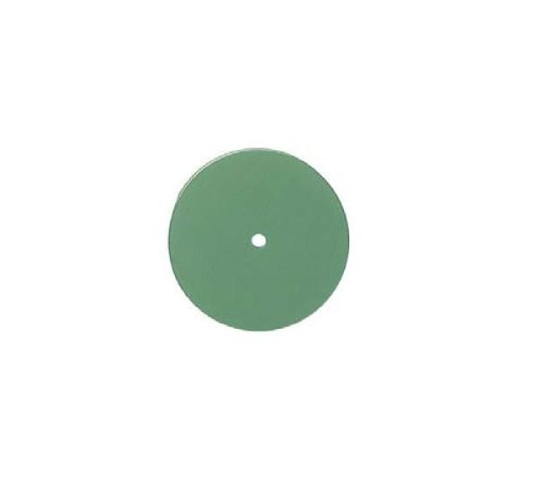 GOMA CIRCULAR BRILLO 22X3mm VERDE EDENTA TOPSTAR