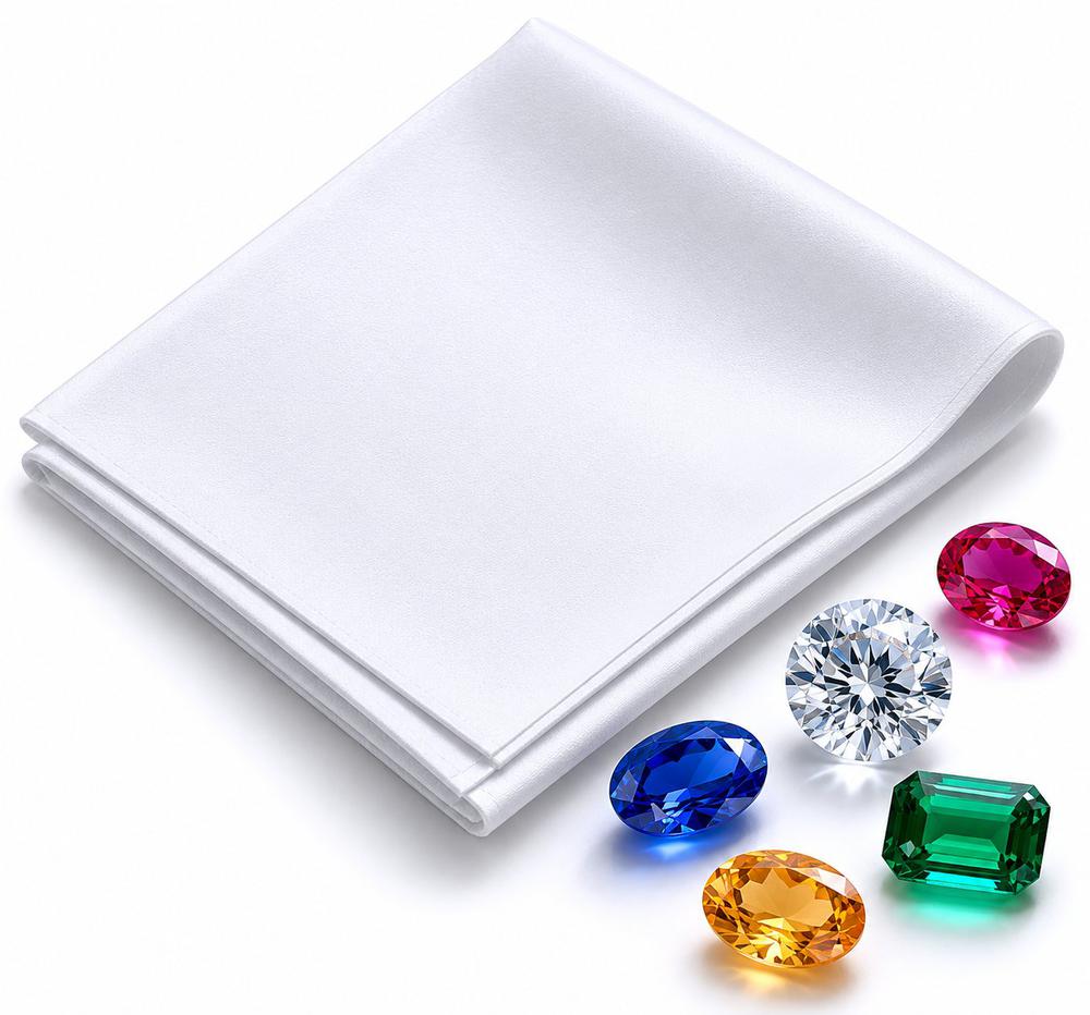 GAMUZA PARA LIMPIAR PIEDRAS PRECIOSAS 15X15CM